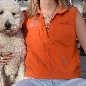 KEEP WALKIN EMBROIDERED VEST